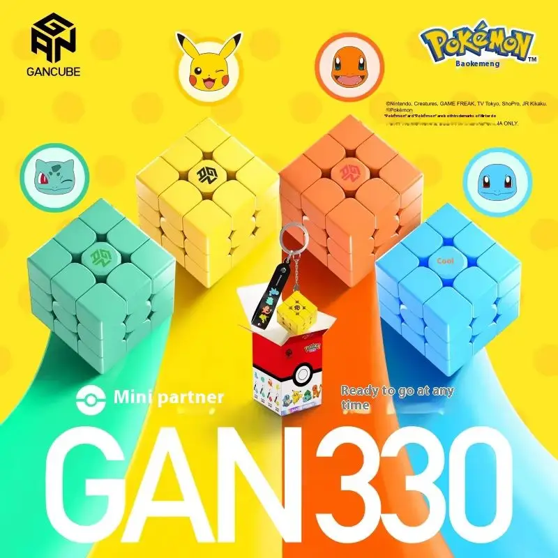 

New Genuine PokéMon Co Branded Magnetism Magic Cube Developmental Toys Holiday Gift Collectibles In Stock