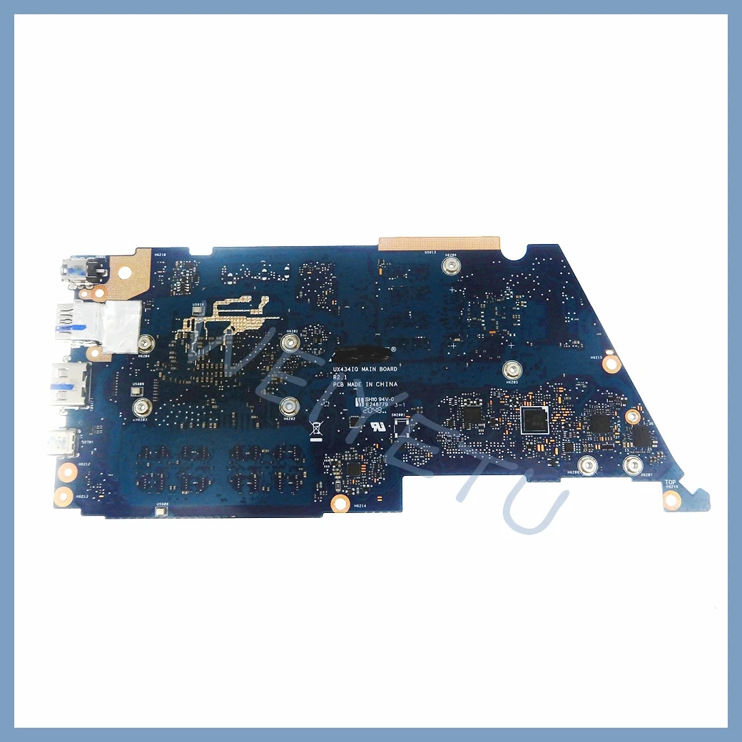 UX434IQ Mainboard For ASUS Zenbook UX434IQ Q407IQ UX434I UX434 Laptop Motherboard R5-4500U R7-4700U CPU 8GB-RAM MX350-V2G GPU