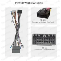 Cable de Radio para coche, conector de arnés de cableado de alimentación, adaptador de autobús CAN para Jeep Compass Grand Cherokee wk Patriot Chrysler 300C Sebring