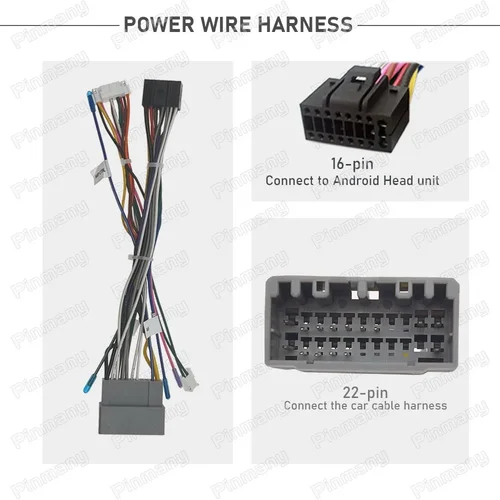 Cable de Radio para coche, conector de arnés de cableado de alimentación, adaptador de autobús CAN para Jeep Compass Grand Cherokee wk Patriot Chrysler 300C Sebring