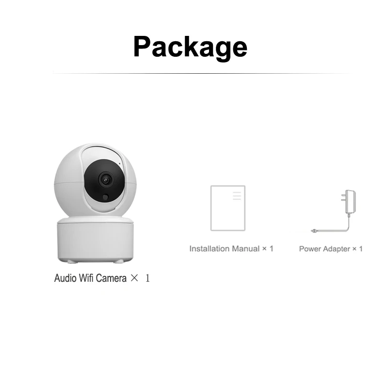 JIENUO PTZ IP Camera Wifi Human Detect Auto Tracking Security Surveillance Indoor Night Vision Cloud Wireless HD Home Cam Onvif