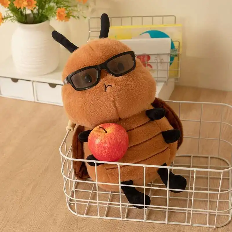 Creatieve Mier Bee Kakkerlak Pop Gevuld Knuffel Handgemaakte Pop Cartoon Anime Schattig Kussen Leuk Kinderverjaardagscadeau Pop