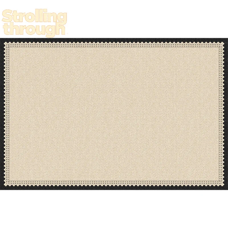 

Ковер для гостиной, спальни, в стиле антиквариат, легкий люкс, высококачественный, для дивана, простой в уходе, водонепроницаемый и грязеотталкивающий напольный коврик