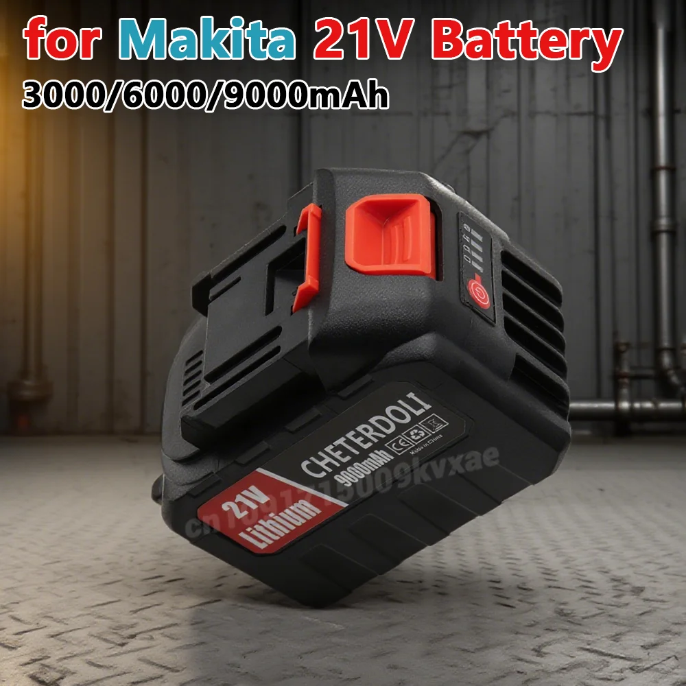 

20V 18V 21V Rechargeable Lithium Ion Battery for Makita 18V B Series Power Tools Angle Grinder Electric Saw Impact Wrench
