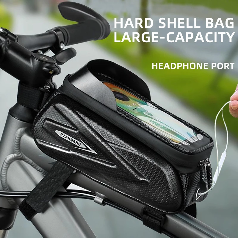 Motorcycle Hard Shell Bag Phone Case Multi-Functional Large Capacity Waterproof Sunshade Touch Screen Motorcycle Accessories