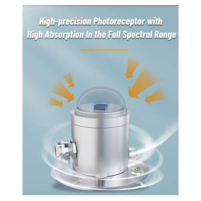 AED5-Total Solar Radiation Sensor RS485 Output Radiation Transmitter Monitors Meteorological Outdoor Irradiance Easy Install