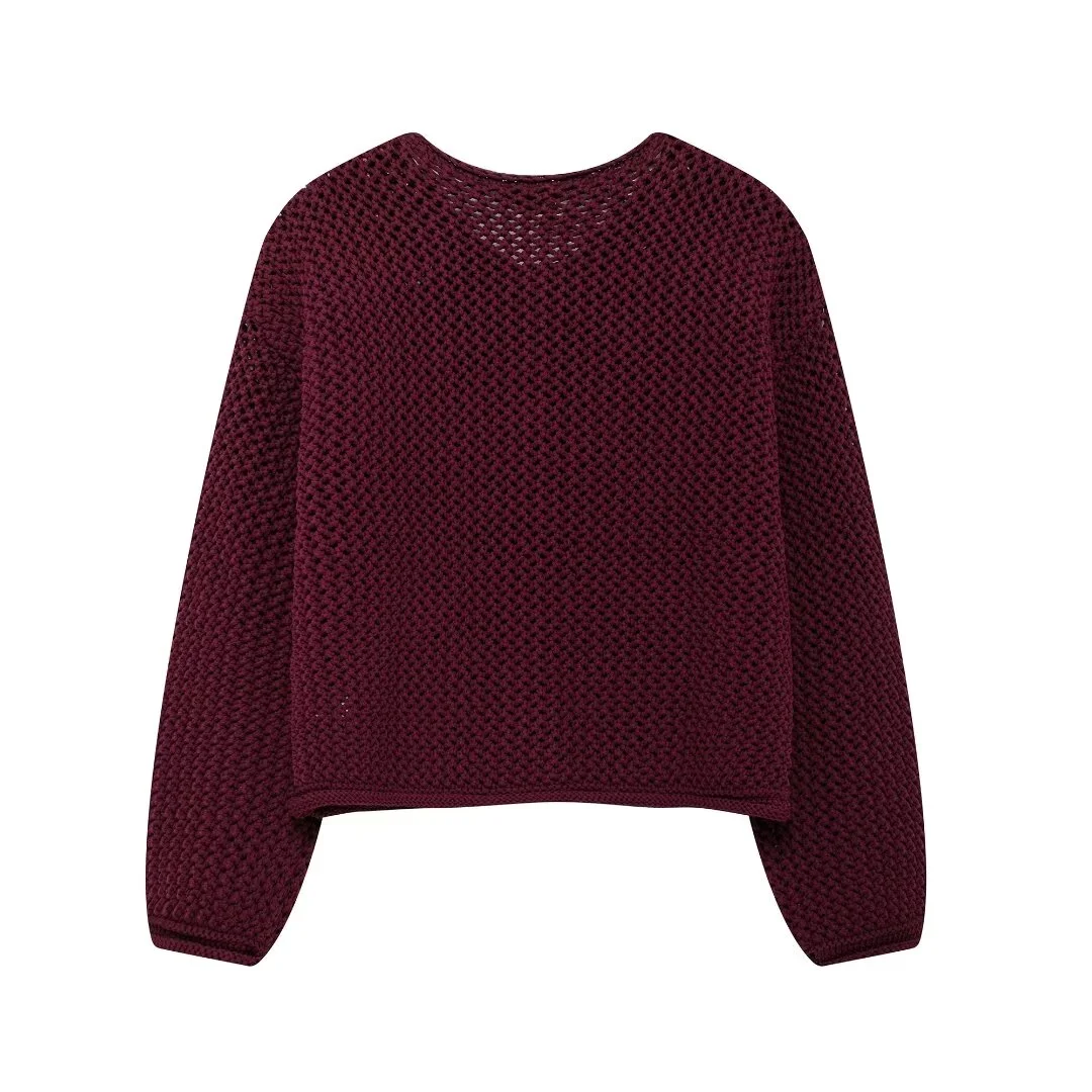 Fall Clothes 2024 Long Sleeve Top Knitted Luxury Designer Korean Fashion Single Breasted Cardigans Vintage Clothes Sweater Y2k