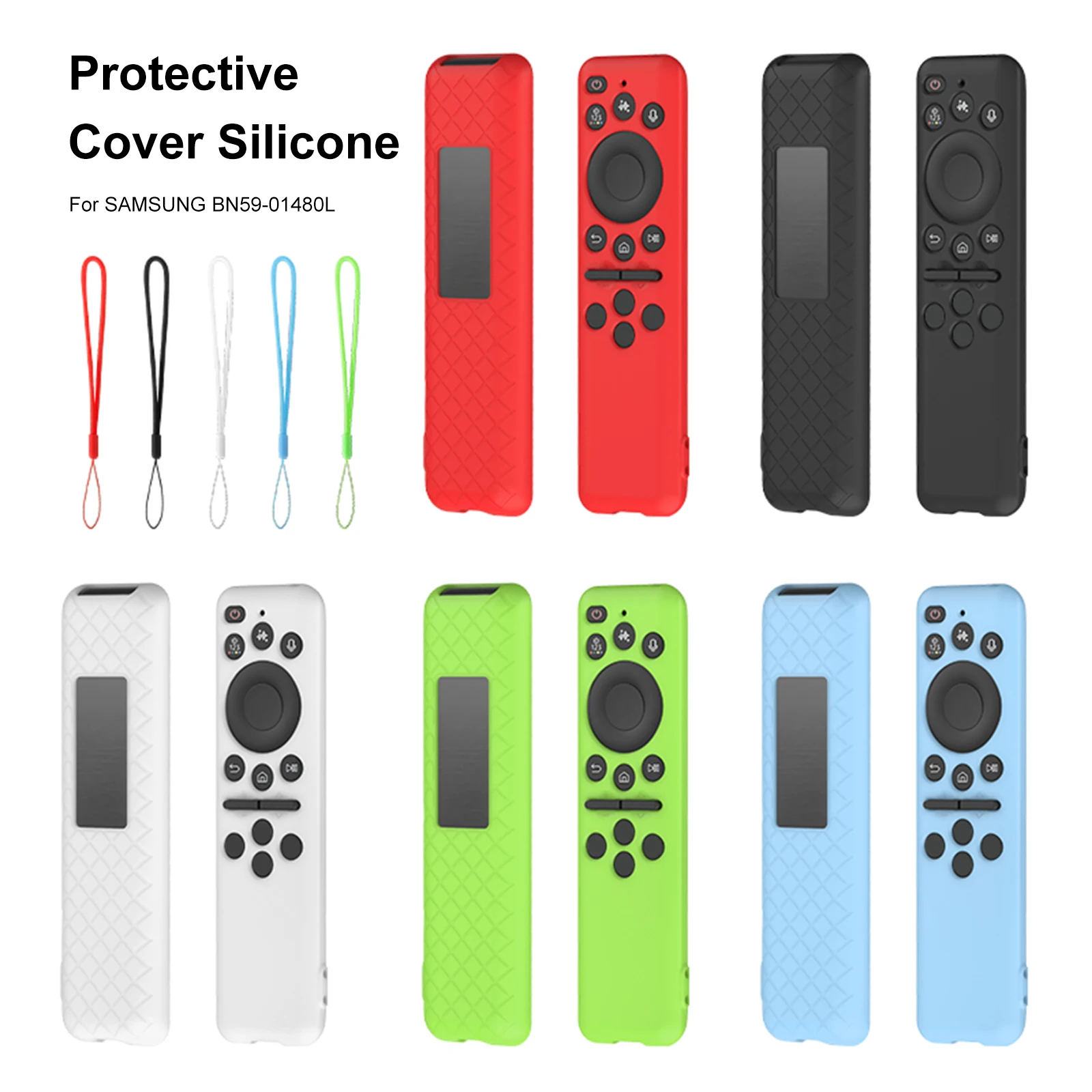 سيليكون غطاء لجهاز التحكم عن بعد لسامسونج سامسونج BN59-01432A/BN59-01480L حافظة لجهاز التحكم عن بعد مقاوم للماء الغطاء الواقي