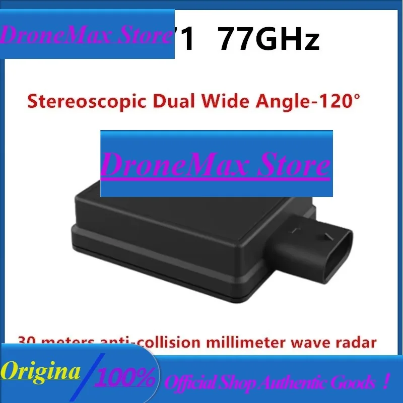 DroMaNanoradar 77GHz SR71 Low Speed Collision Avoidance Radar With Wide Angle Detection 120°