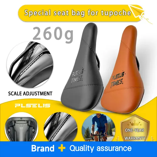 PLSELIS-Bolsa para asiento de bicicleta de montaña, accesorios para bicicleta con pendiente suave y cómoda, equipo de equitación ligero de 260g
