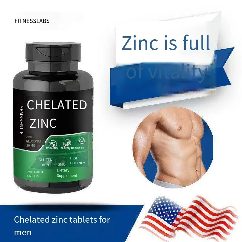 Men\'s Muscle Hormone Zinc Tablets Zinc Magnesium Tablets Amino Acid