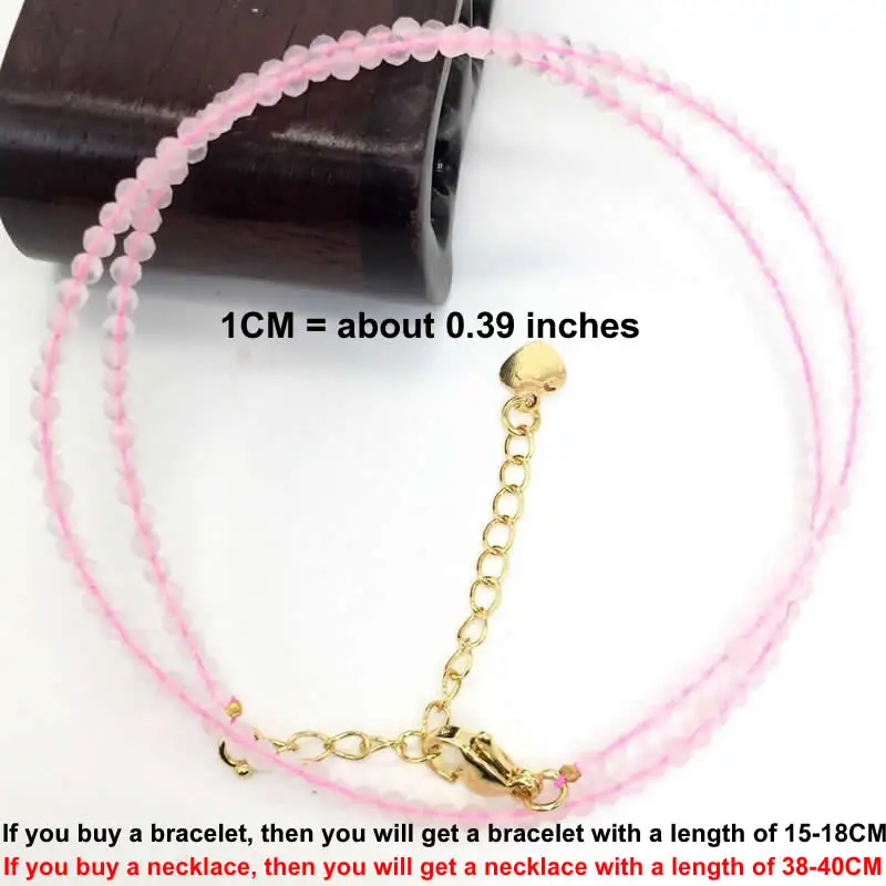 Facettierte Edelsteine 2-3mm Perlen Halskette Armband Kristall Quarz Achat Labradorit Amazon Choker Herren Damen Schmuck Party Geschenk – Detail 26