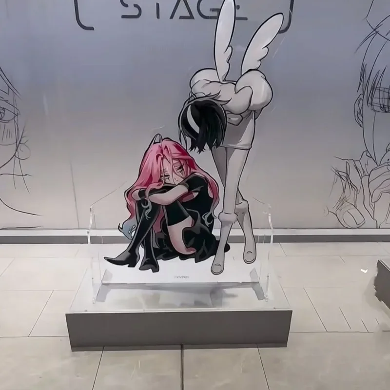 Аниме Alien Stagee, косплей, 15 см, акриловая подставка, Ivan Mizi Till, милый персонаж, дисплей, подставка, декор для стола, коллекция комиксов