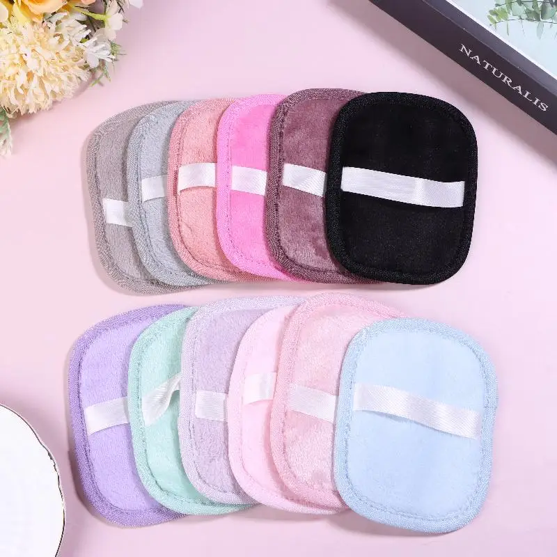 1pcs Face Towel Cloth Reusable Makeup Remover Pads Washable Towel Cosmetics Cleaning Pads