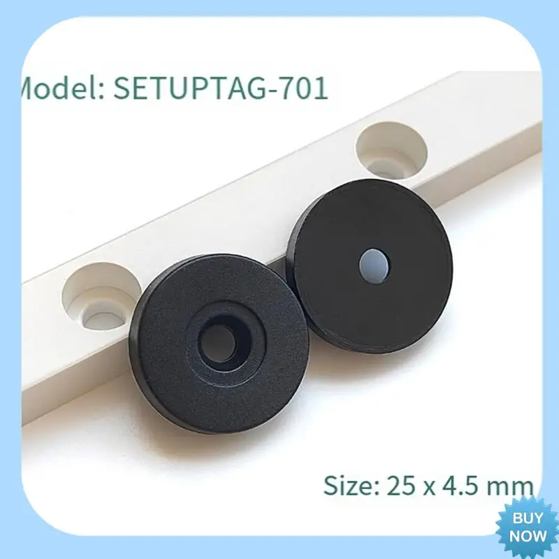 

A47Z NFC 213 Anti-Metal RFID Tag Guard Tour Patrol System Anti-Metal NFC 213 Chip 13.56Mhz 144Bytes Black