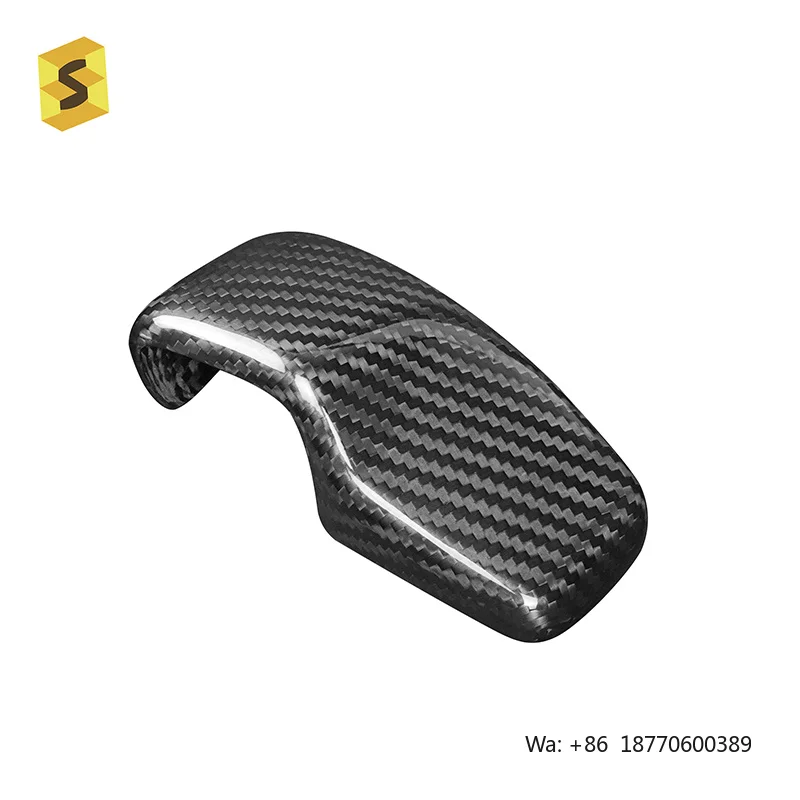 

ShaSha Carbon Fiber Interior Accessories Center Shift Lever Head Trim Cover for Huawei Aito M5 2022 for Seres Car