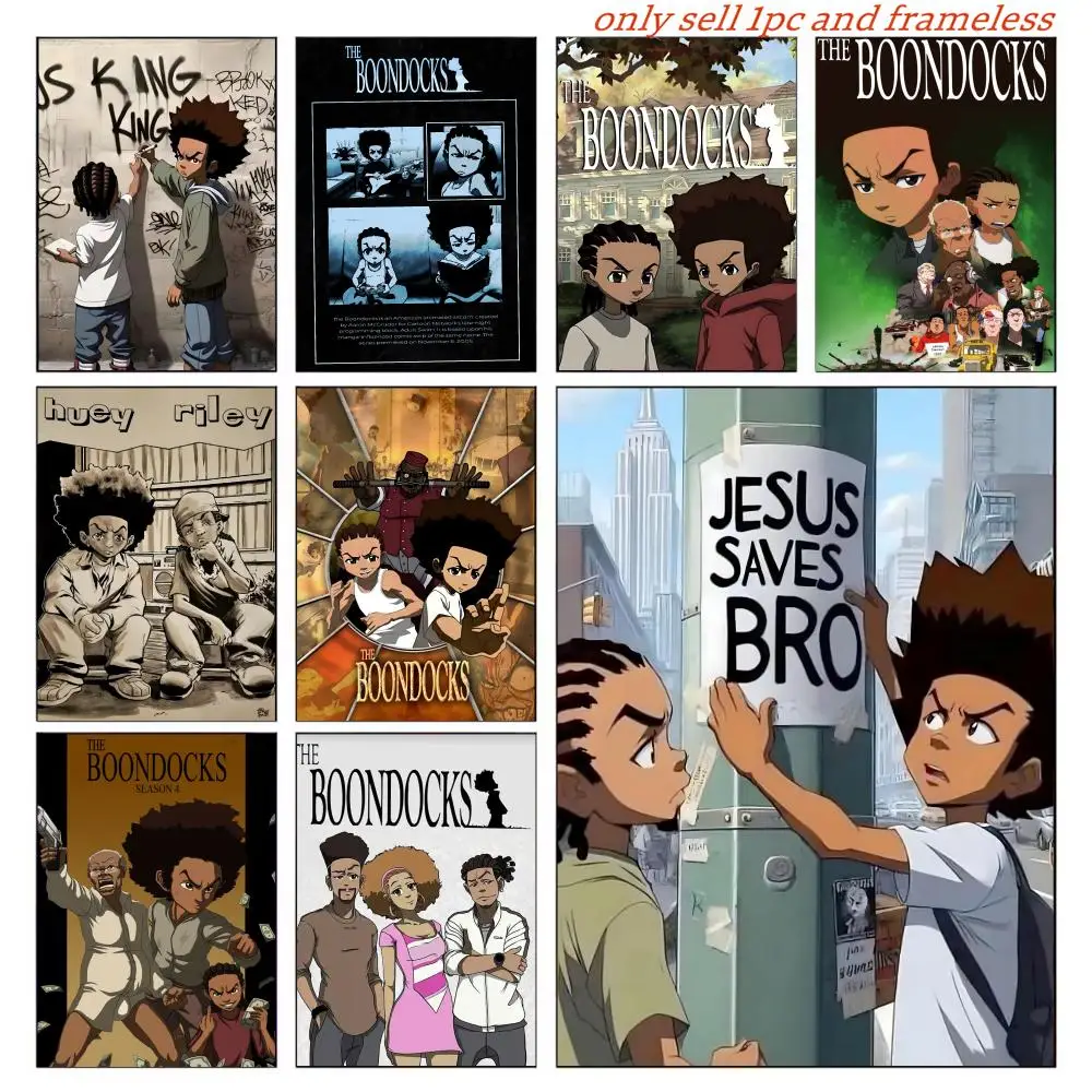 The B-Boondocks Moive Poster Posters Sticky Vintage Room Home Bar Cafe Decor Kawaii Room Decor