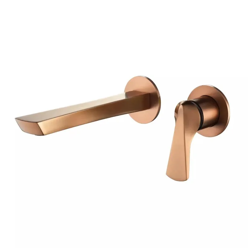 Basin faucet Concealed embedded wall all-copper hot and cold basin faucet