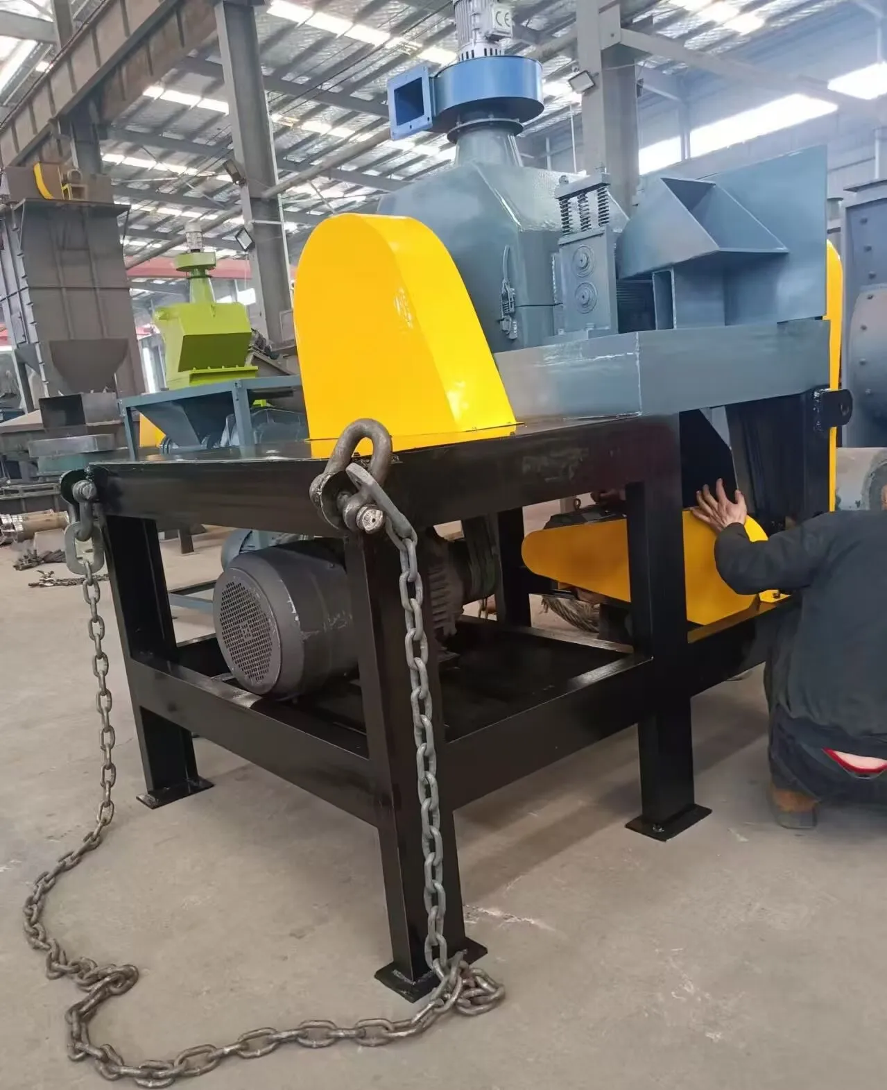 Automatic ACSR Aluminum Wire Separating Machine Core Engine Component Shredder Chopper for ACSR Wire