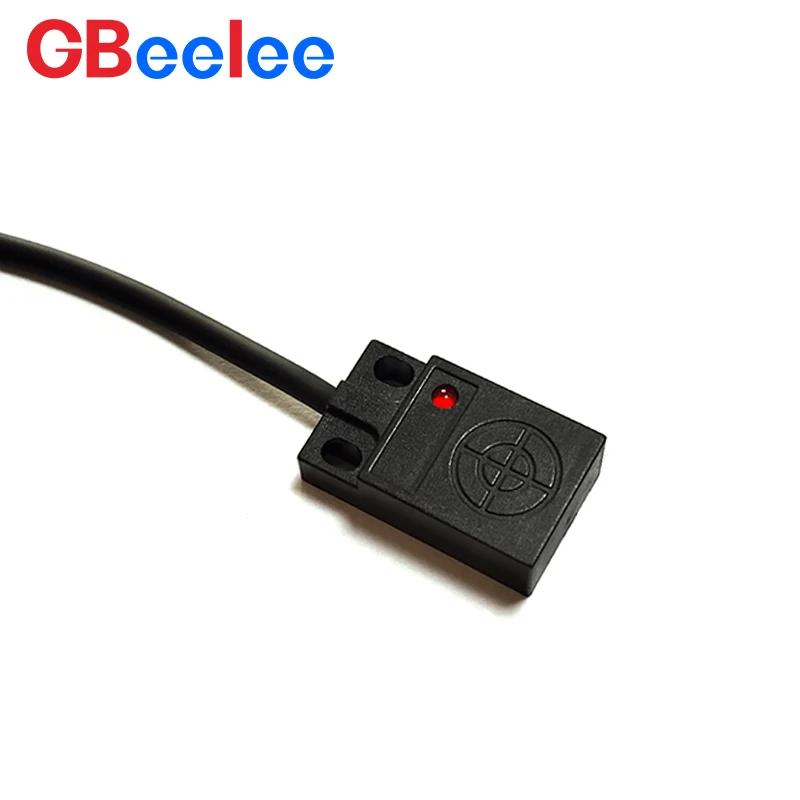 50PCS Rectangular Non-contact Proximity Inductive Sensor 5mm Distance NPN PNP Normally Open/normally Closed Square Industrial Se