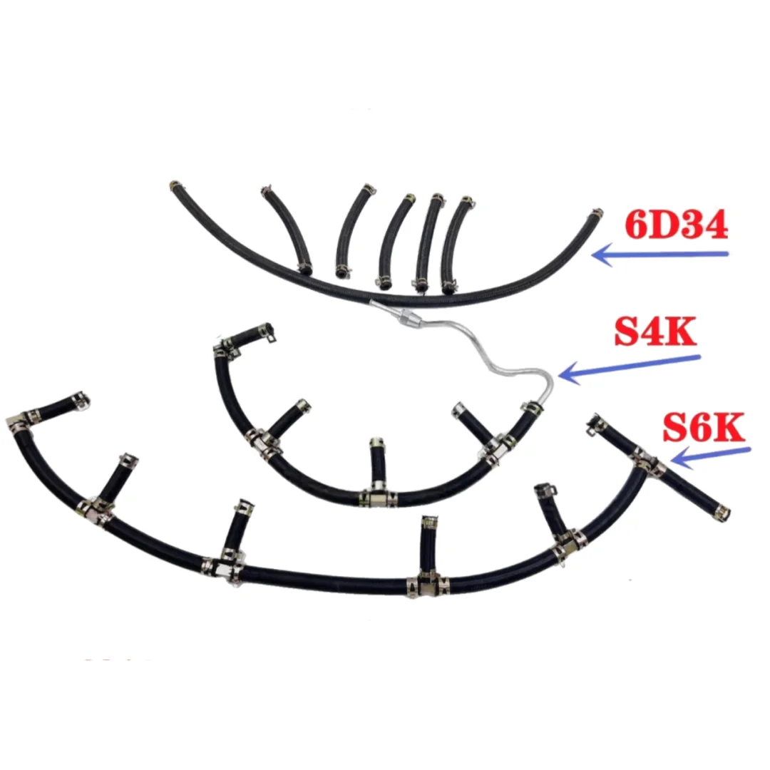 

применимо к возвратной масляной трубке топливной форсунки двигателя Caterpillar S4K/S6K/6D34