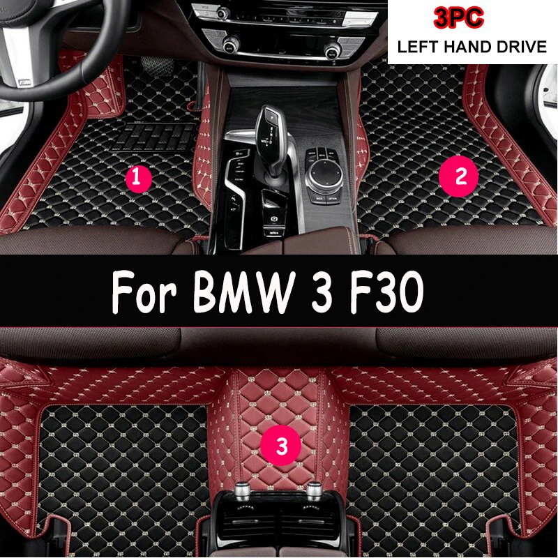 

Автомобильные коврики для BMW 3 F30 325i 330i 320i 318i Пять дверей 2013 2014 15 16 17 18 19 Подушечки для ног Ковровое покрытие Аксессуары для интерьера