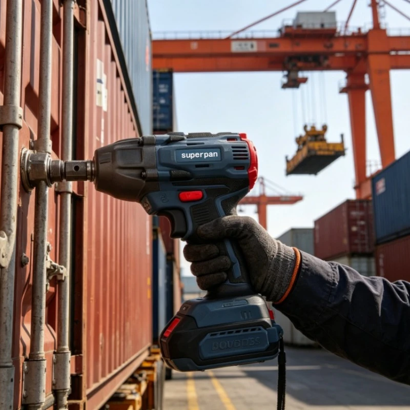 SuperPan Brushless Impact Wrench Bare Tool,1/2"Cordless Electric Impact Gun,Compatible with Makita  Battery, Bare tool