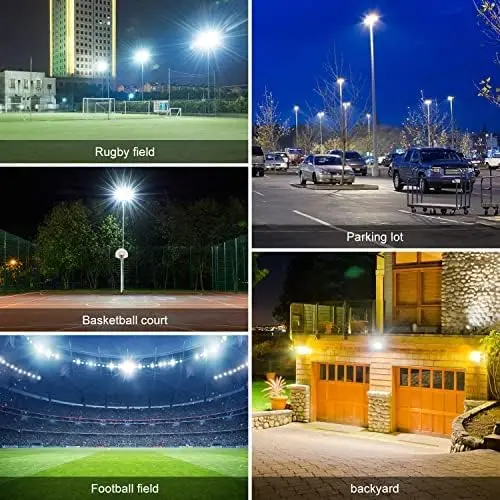 LED Stadium Lights Outdoor 1500 Watt Equivalent Wider Lighting Angle Led Flood Light