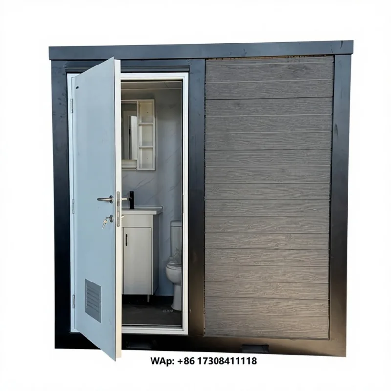 Best Sale Luxury Restroom Sturdy Portable Prefab Modular Container House Toilet Shower Sandwich Panel Modern Design 1 Year