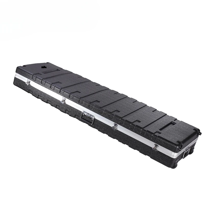 Rainbow High Quality Aluminium Flight Case Keyboard Rolling Piano Road Case musical keyboard piano case