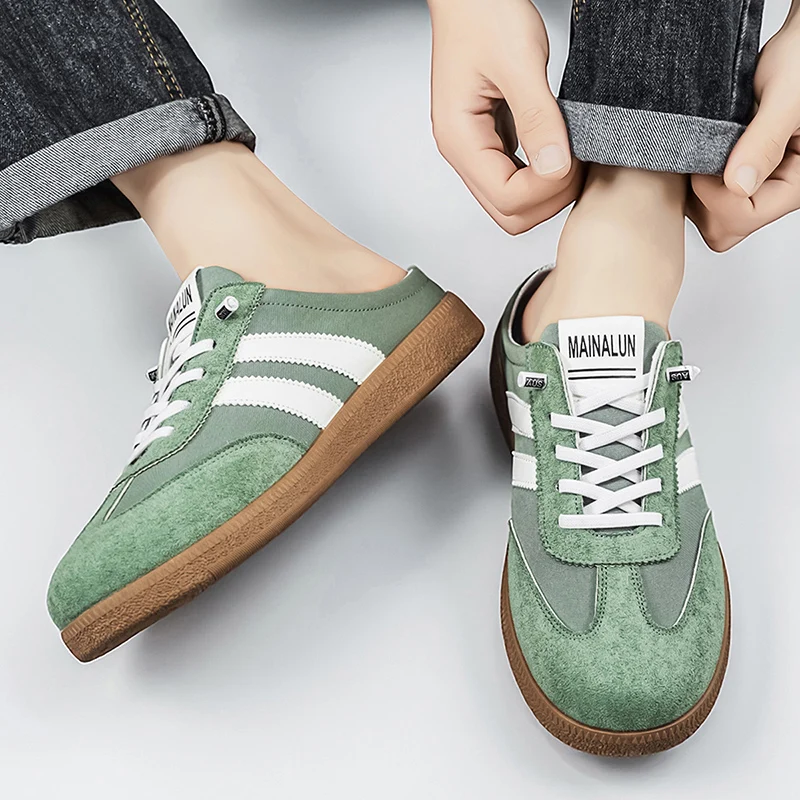 Atmungsaktive Herren-Freizeitschuhe, Skateschuhe, geeignet für Outdoor-Wanderungen, Camping und den täglichen Innenbereich, Sommer-Loafer. – Detail 8