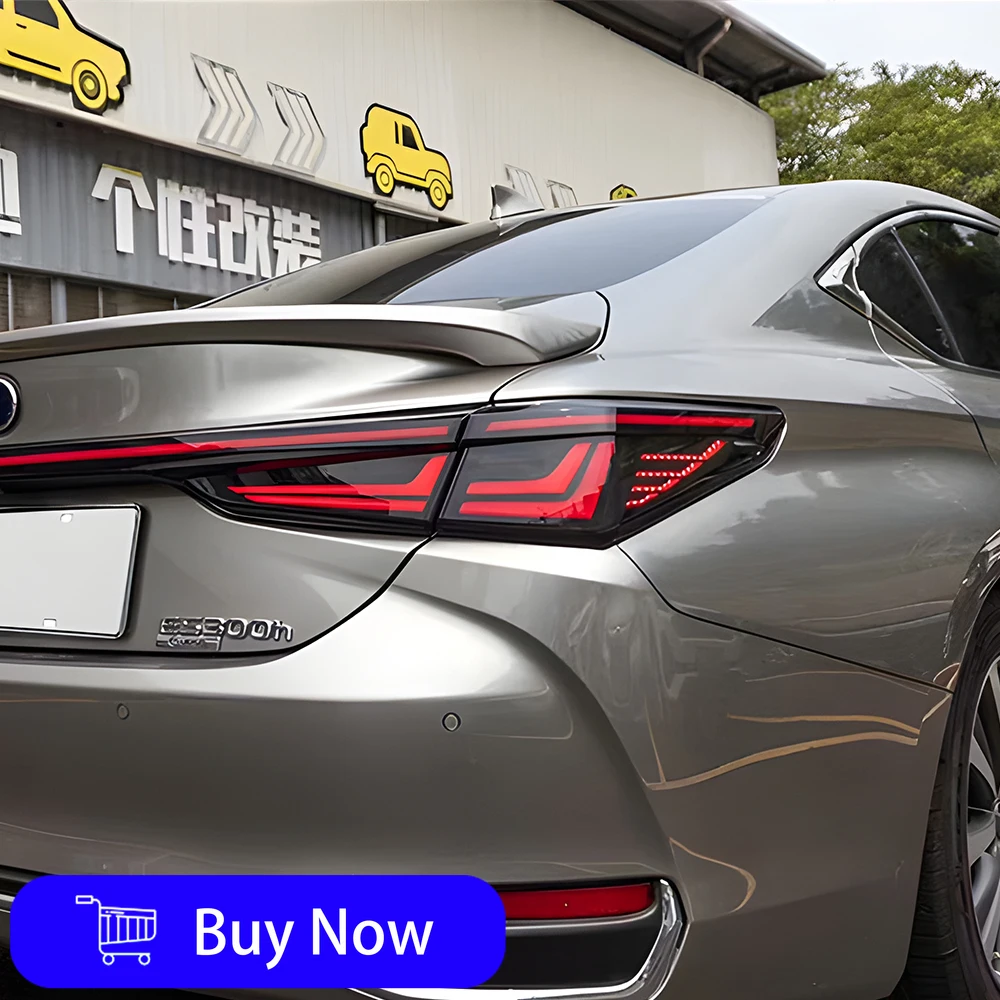 

Для Lexus ES 200 260 300 2018-2024 автоматические задние фонари, обновление стиля 2025, эффект запуска, светодиодные новейшие модели, стильные аксессуары