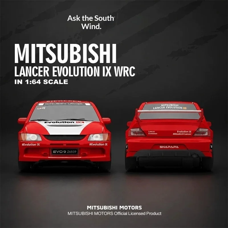 New In Stock Wenanfeng Official Licensed 1：64 EVO Lancer Evolution IX RC Drift Car Full Scale Remote Control Vehicle For Hobby
