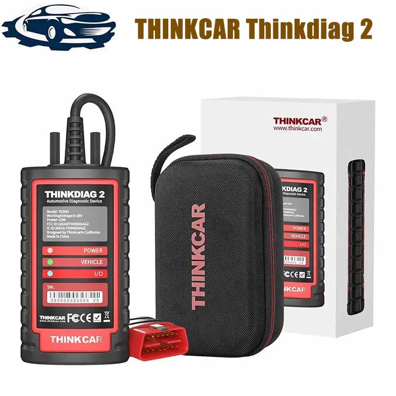 

THINKCAR Thinkdiag 2 OBD2 Car Diagnostic Scan Tool Support All Software Version Support CAN FD protocol PK DBScar VII DBScar 7