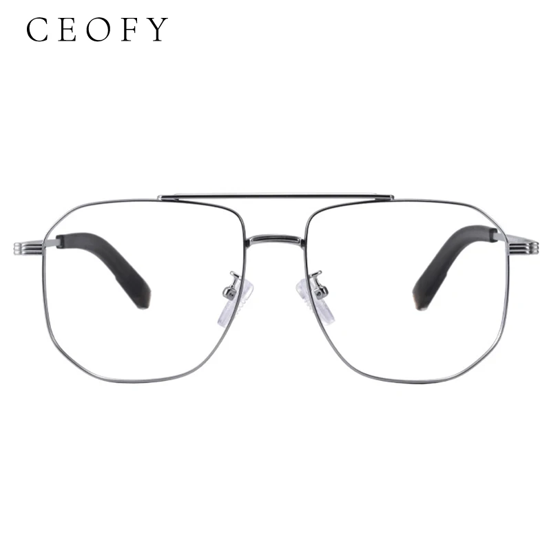 Ceofy, montura de gafas de titanio para hombres y mujeres, gafas graduadas para ordenador óptico para miopía a la moda, montura de gafas de alta calidad