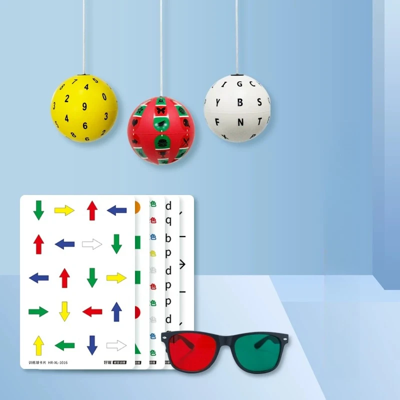 Manual Training Ball Release Inhibition Training Hand Eye Brain Coordination Perception Behavior Visual Training Ball Kit