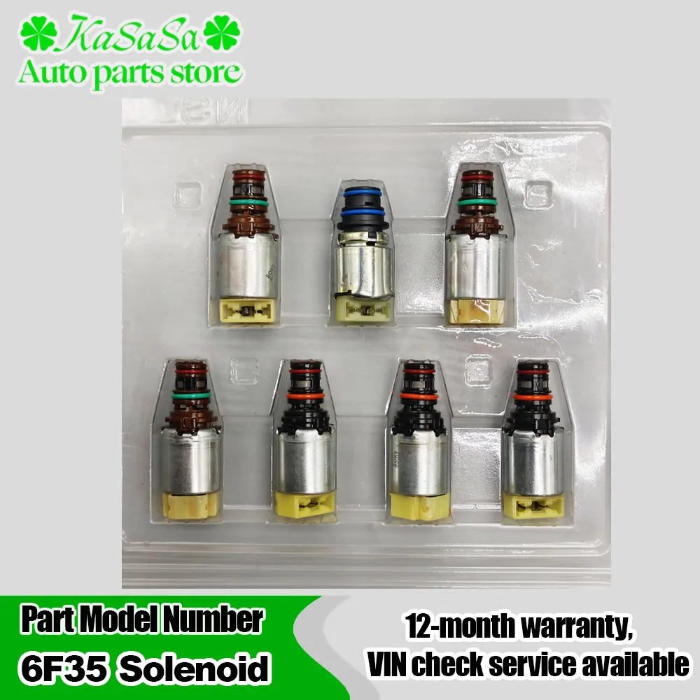 Brand New 6F35 Transmission Solenoid Valve Kit 6 Speed Automatic Gearbox Solenoids For Ford Escape Edge Fusion Lincoln MKZ MKC