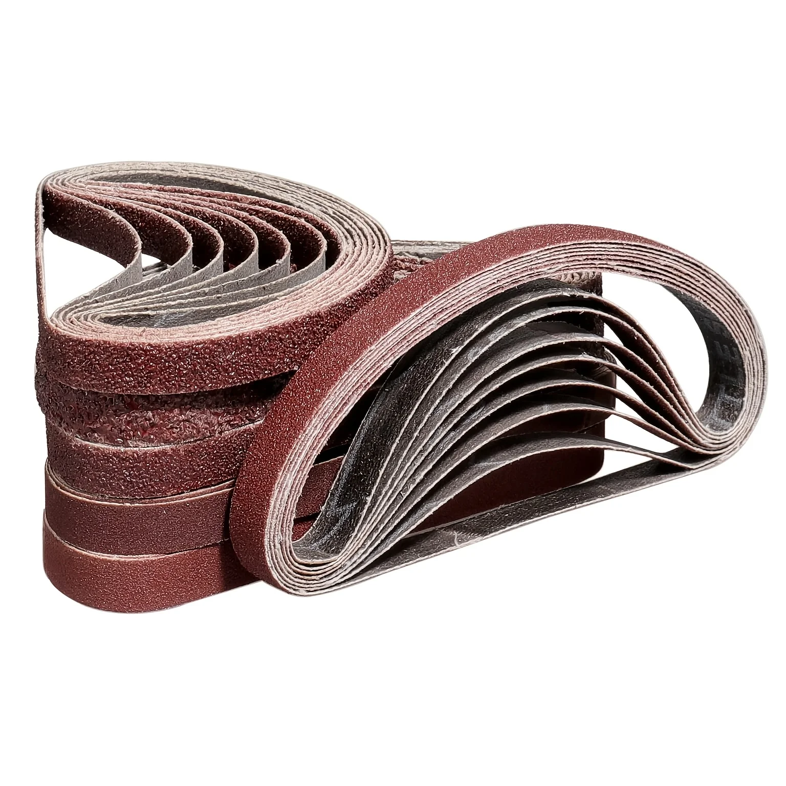10pcs 330x10mm sanding belts 60-800 grit alumina sand for sanding machine adapters, polishers, and grinding tools