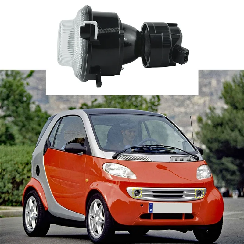 

Front Fog Light LED Spotlight 0002902V002 For Smart Fortwo 450 1998-07 Front Bumper LED Fog Light 0002902V002