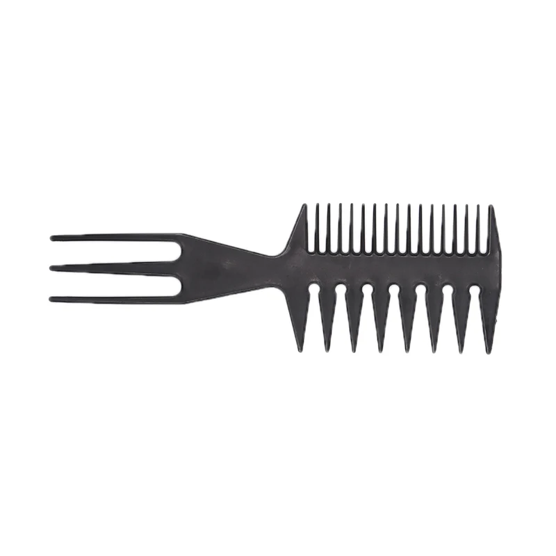 Big Teeth Double Side Tooth Combs Barber Hair Dyeing Cutting Coloring Brush Fish Bone Shape Hair Brush Man Hair Styling Tool