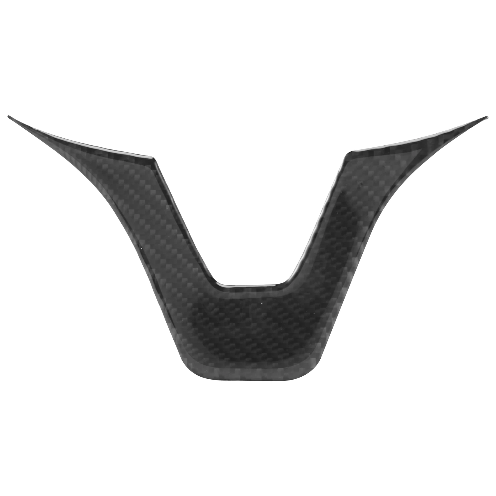 Carbon Fiber Interior Sticker, Steering Wheel Emblem Sticker,Fit for Mercedes C-Class W204 W205