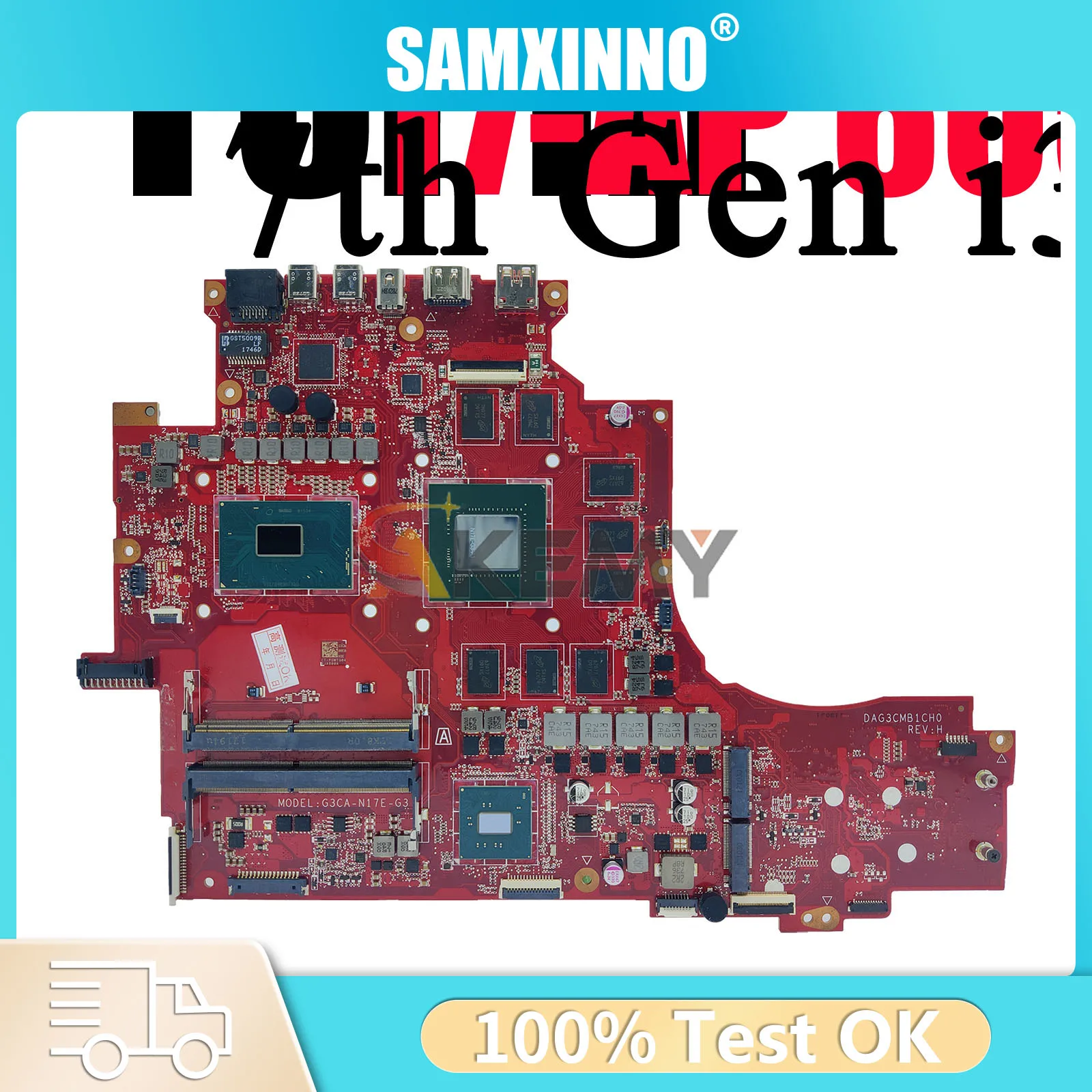 

DAG3CMB1CH0 для ноутбука HP Omen 17-AP, материнская плата 940623-601 с процессором i7 GTX1080, 8 ГБ графического процессора, 100% полностью протестировано