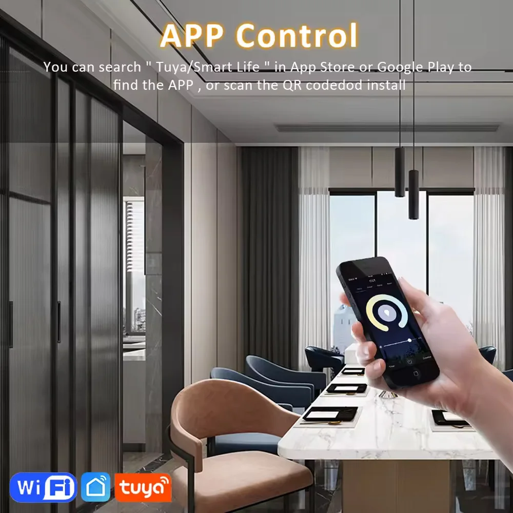 

DC12V-24V Tuya Smart WIFI Led Controller 5050 2835 COB CCT/RGB/RGBW/RGBCCT LED Strip Light Dimmable LED Dimmmer For Alexa Alice