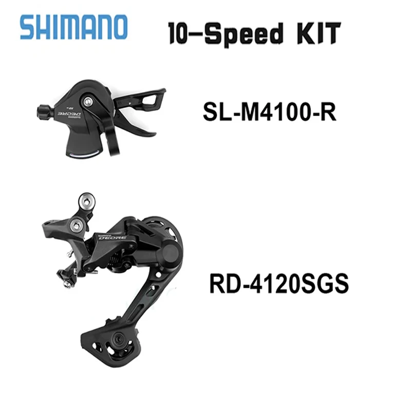 SHIMANO Deore M4100 Groupset M4100 Shift Lever RD M4120 Rear Derailleur RD-M5120 Rear 10 Speed MTB bike bicycle Transmission Kit