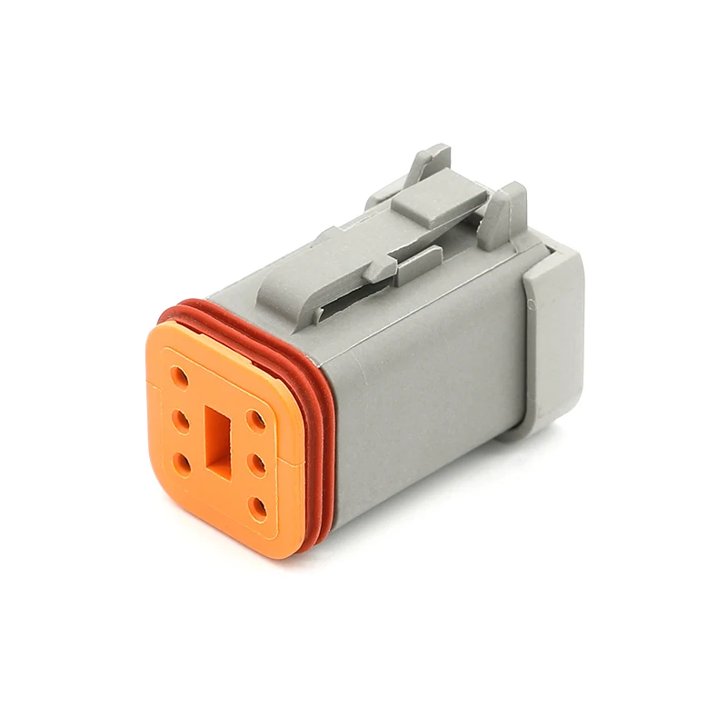 DT06-6S-E003 6-Loch Deutsch Auto-Stecker männlich/weiblich Stoßriemenabdeckung weiblicher Kopf mit weiblichem Anschluss 1062-16-0122