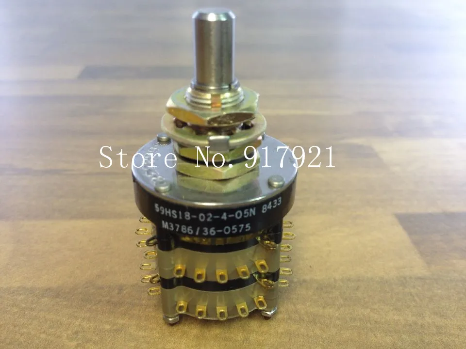 [ZOB] The United States GRAYHILL 59HS18-02-4-05N 8433 M3786/36-0575 band rotary switch