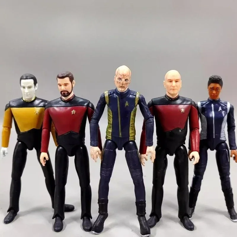 In Stock Genuine Bulk 5 Inch Action Doll Niota Uhura James Tiberius Kirk Niino Movie Model Doll Collection Toy