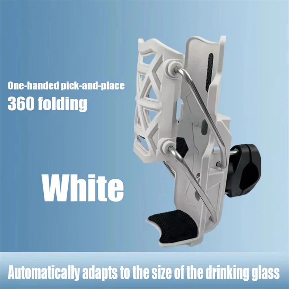 Verstellbarer Motorrad-Fahrrad-Getränkehalter Lenker-Wasserflaschenhalterung für 32-77mm für Fahrräder