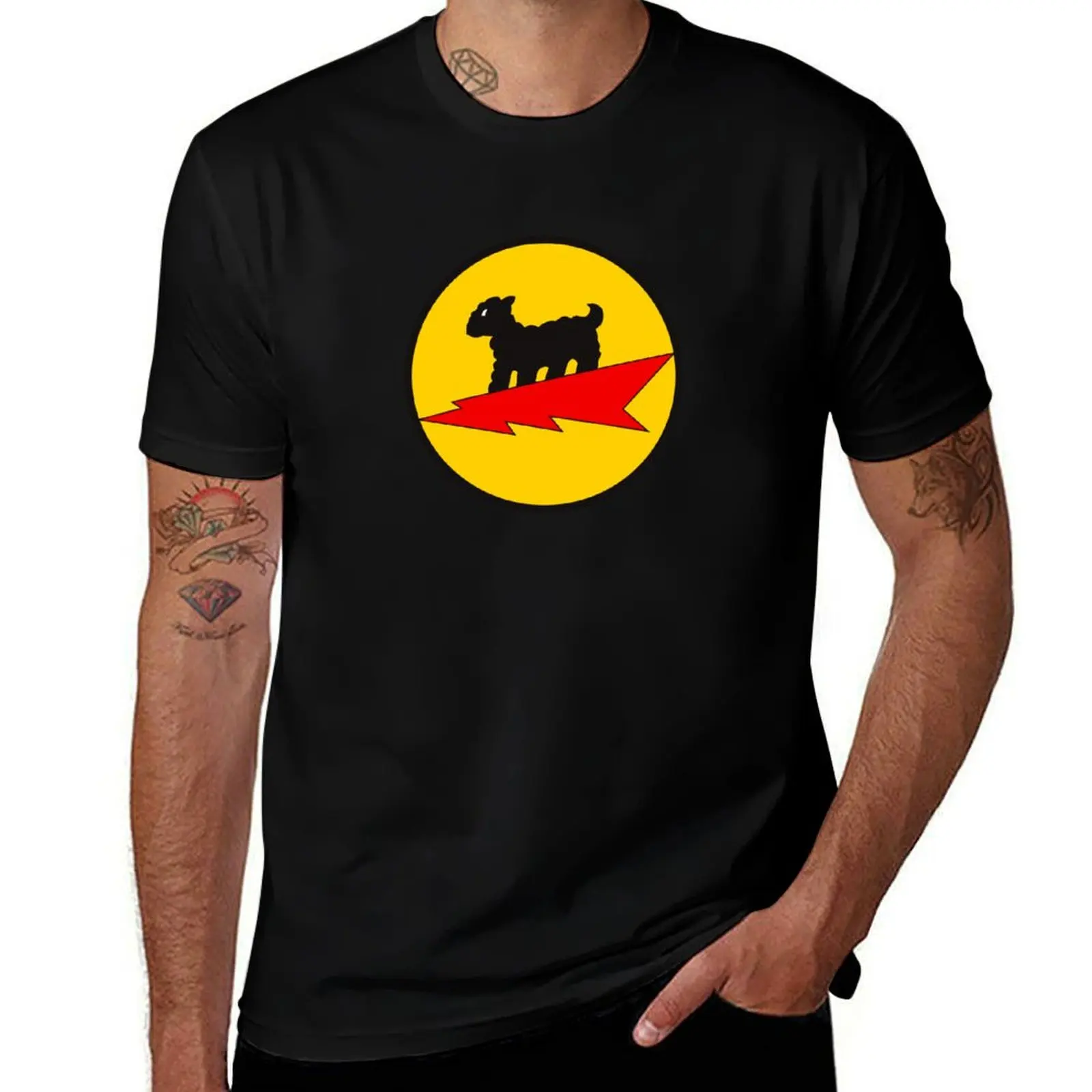 USAF - 8th Fighter Squadron The Black Sheep - Clean Style T-Shirt man t shirts graphic T-Shirt
