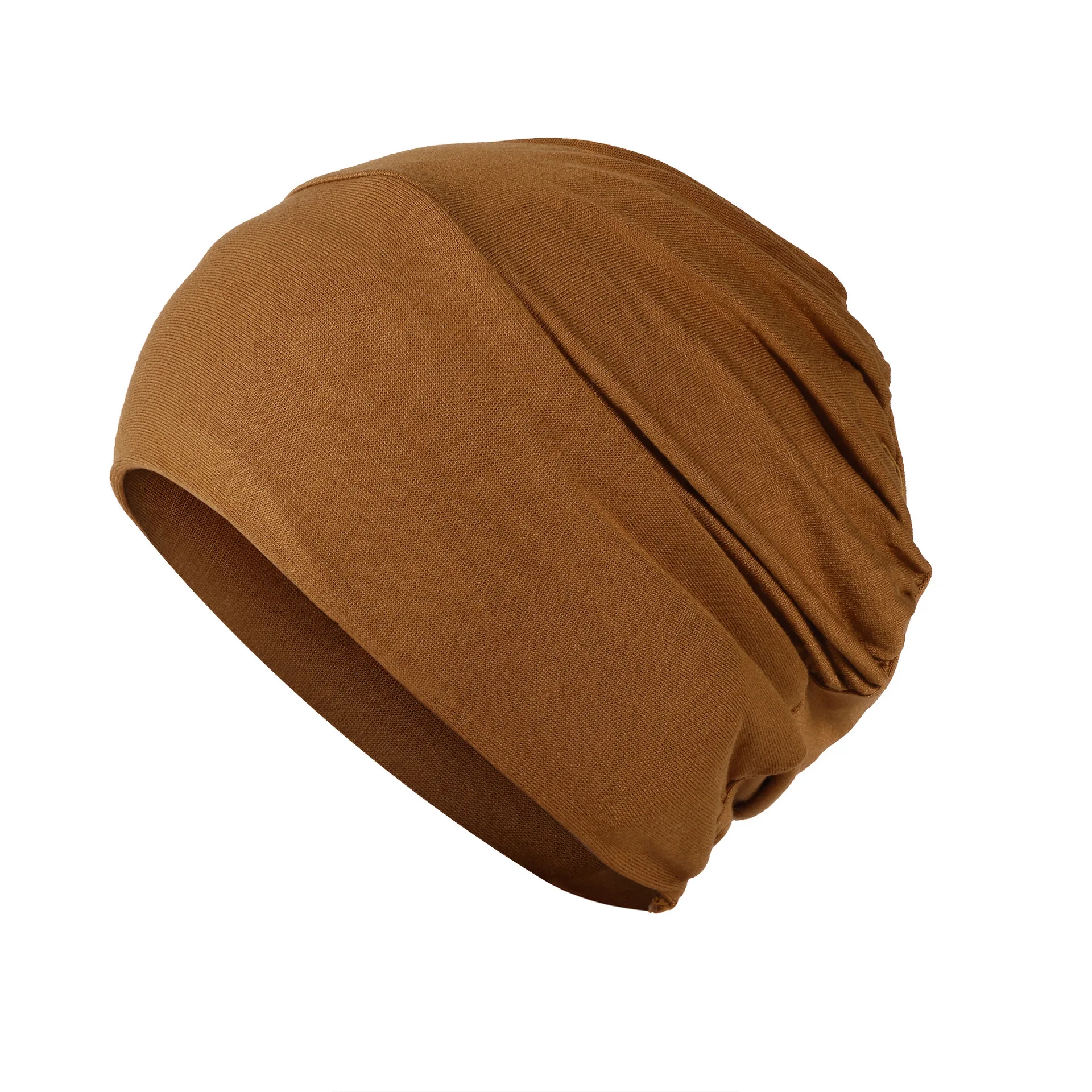 

[Высококачественный мерсеризованный хлопок] Платок и шапочка Пуловер из мерсеризованного хлопка с нижней частью Высокая эластичность и не скатывается